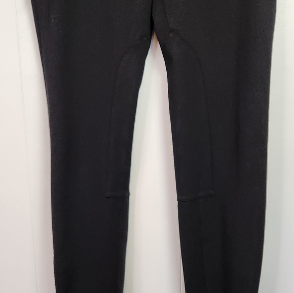 Eileen Fisher Black Equestrian Riding Pants Ankle Zipper Skinny Minimalist small - Picture 7 of 13